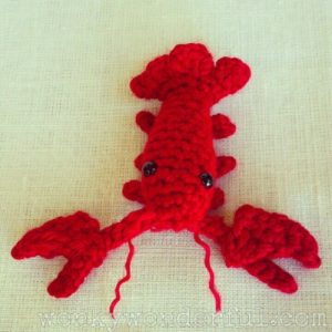 crochet crawdad