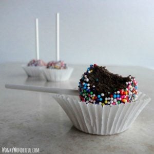 Oreo Sprinkle Truffle Pops