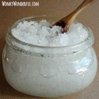Coconut-Salt Foot Scrub