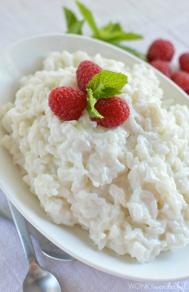 Dairy-free rice pudding