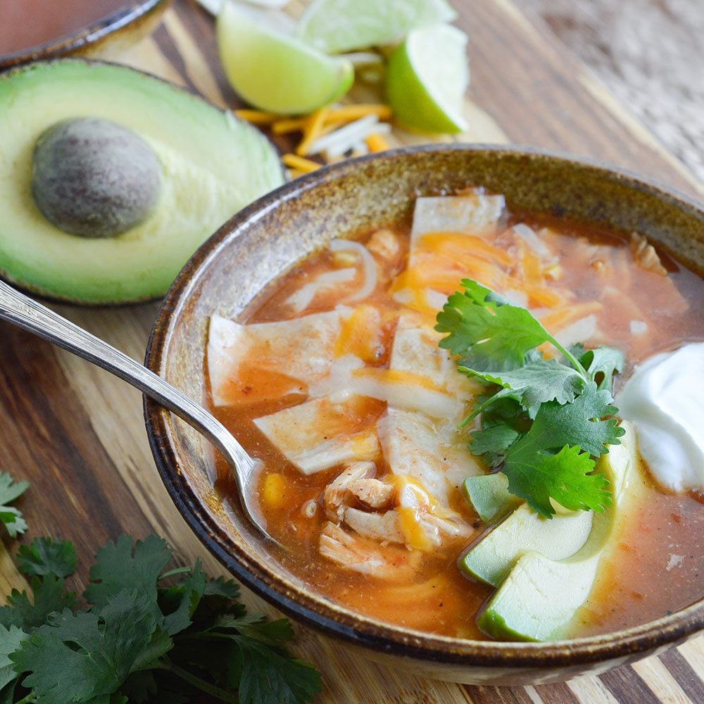 What is an easy tortilla soup recipe?