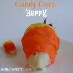 candy corn strawberries
