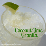 coconut lime granita link