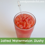 salted watermelon slushy