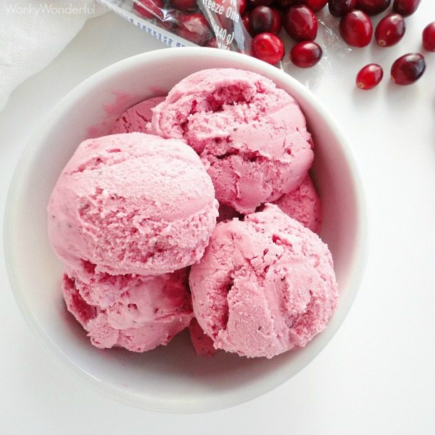 Cranberry Ice Cream  