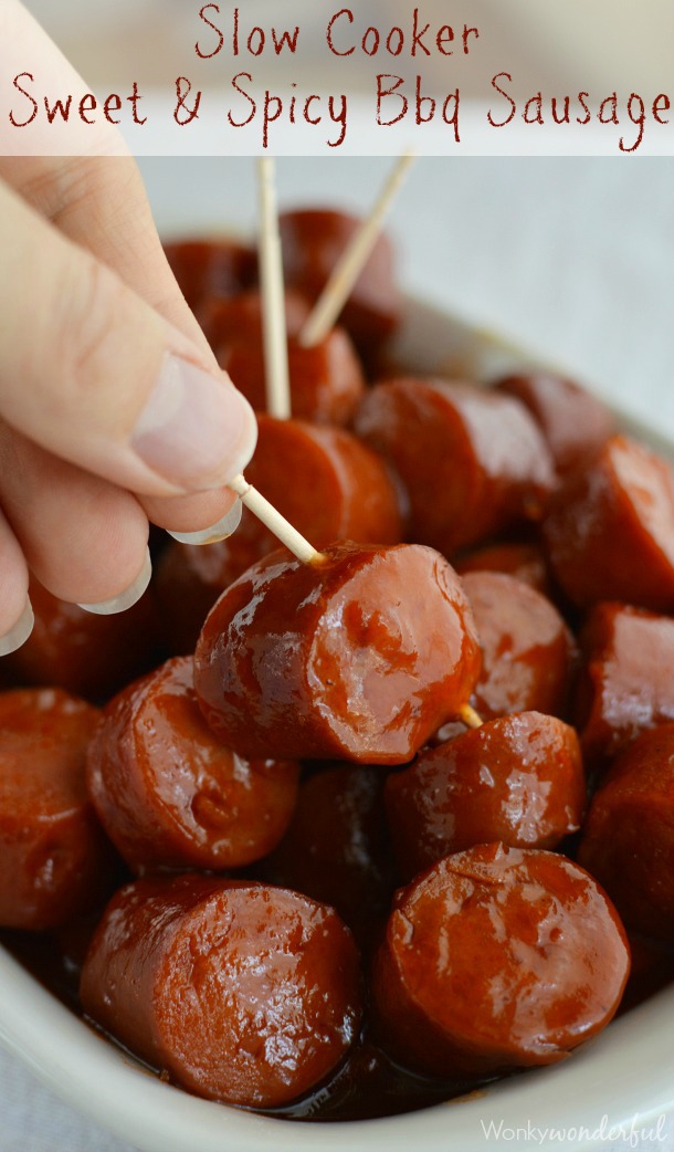 Slow Cooker Recipe: Sweet and Spicy Bbq Sausage