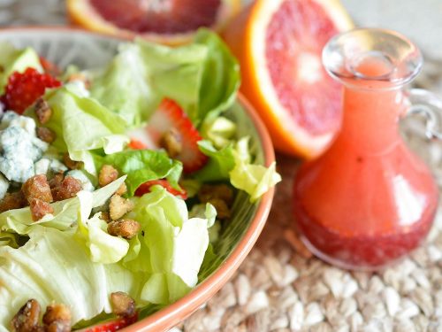 blood orange vinegar salad dressing Blood Orange Vinaigrette Dressing