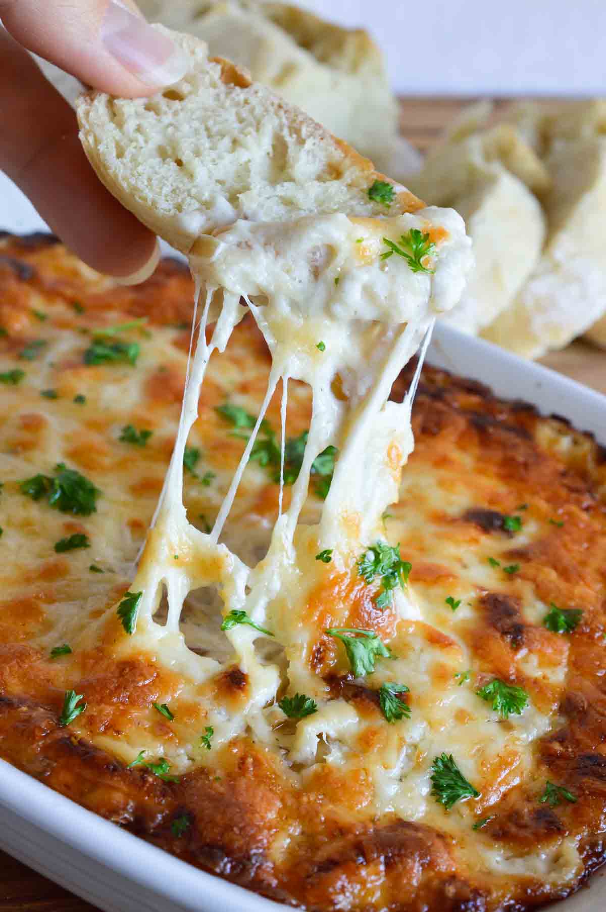 Hot Cheesy Onion Dip Recipe WonkyWonderful