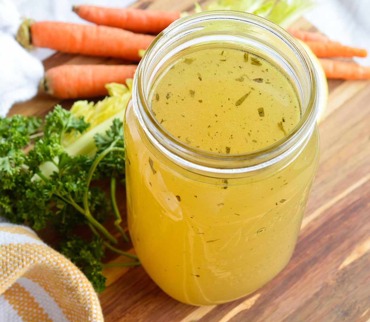 Homemade Chicken Stock Recipe Whole30 Paleo WonkyWonderful