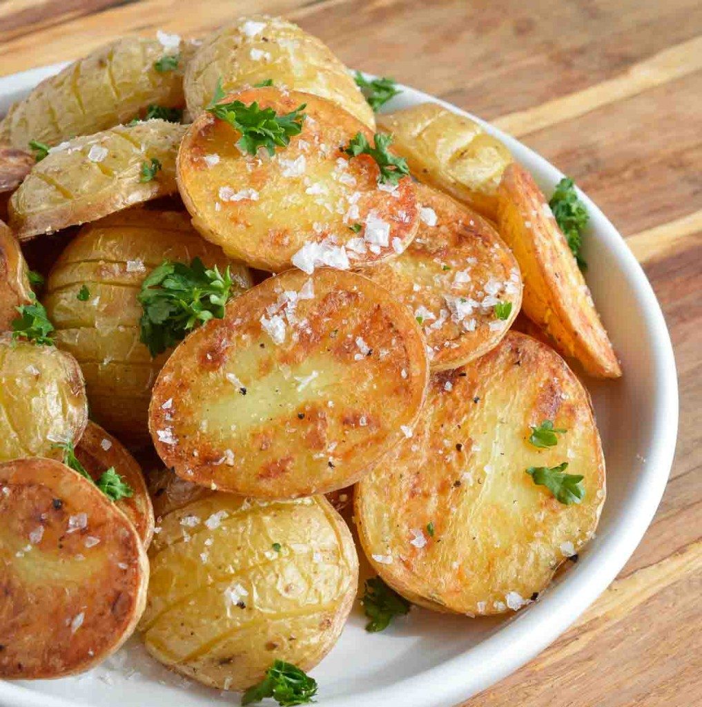 Oven Roasted Potatoes - WonkyWonderful