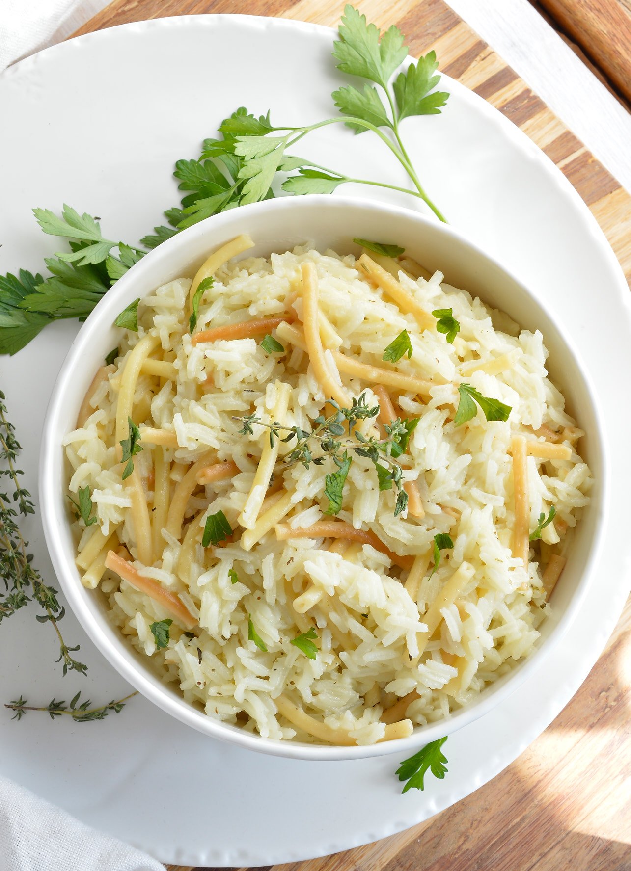 Easy Rice Pilaf Recipe from The Weeknight Dinner Cookbook - WonkyWonderful