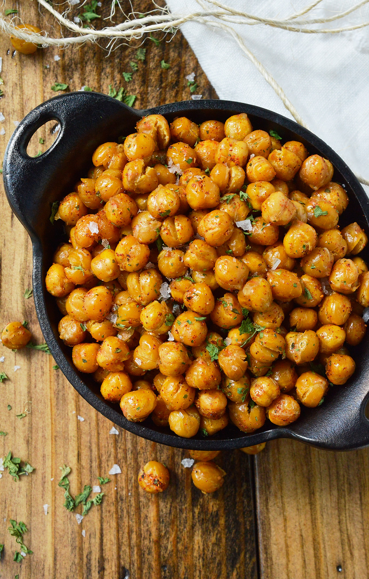 CRISPY ROASTED CHICKPEAS WonkyWonderful
