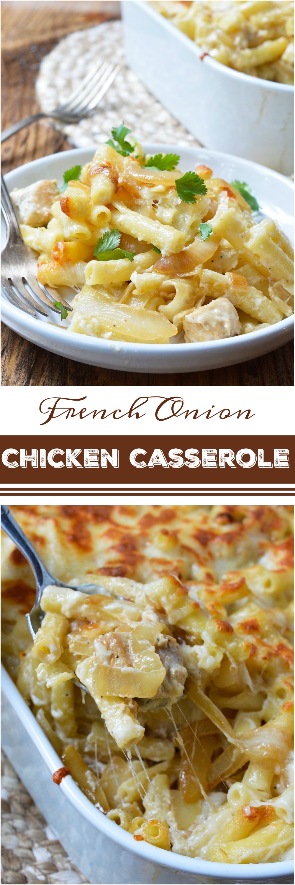 French Onion Chicken Casserole with Green Beans No Cream Soup!