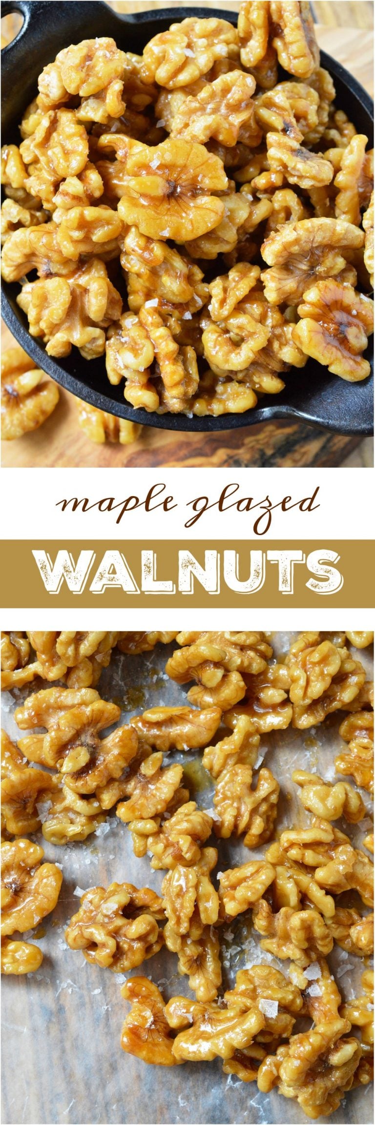 Easy Maple Glazed Walnuts Recipe (Paleo) - WonkyWonderful