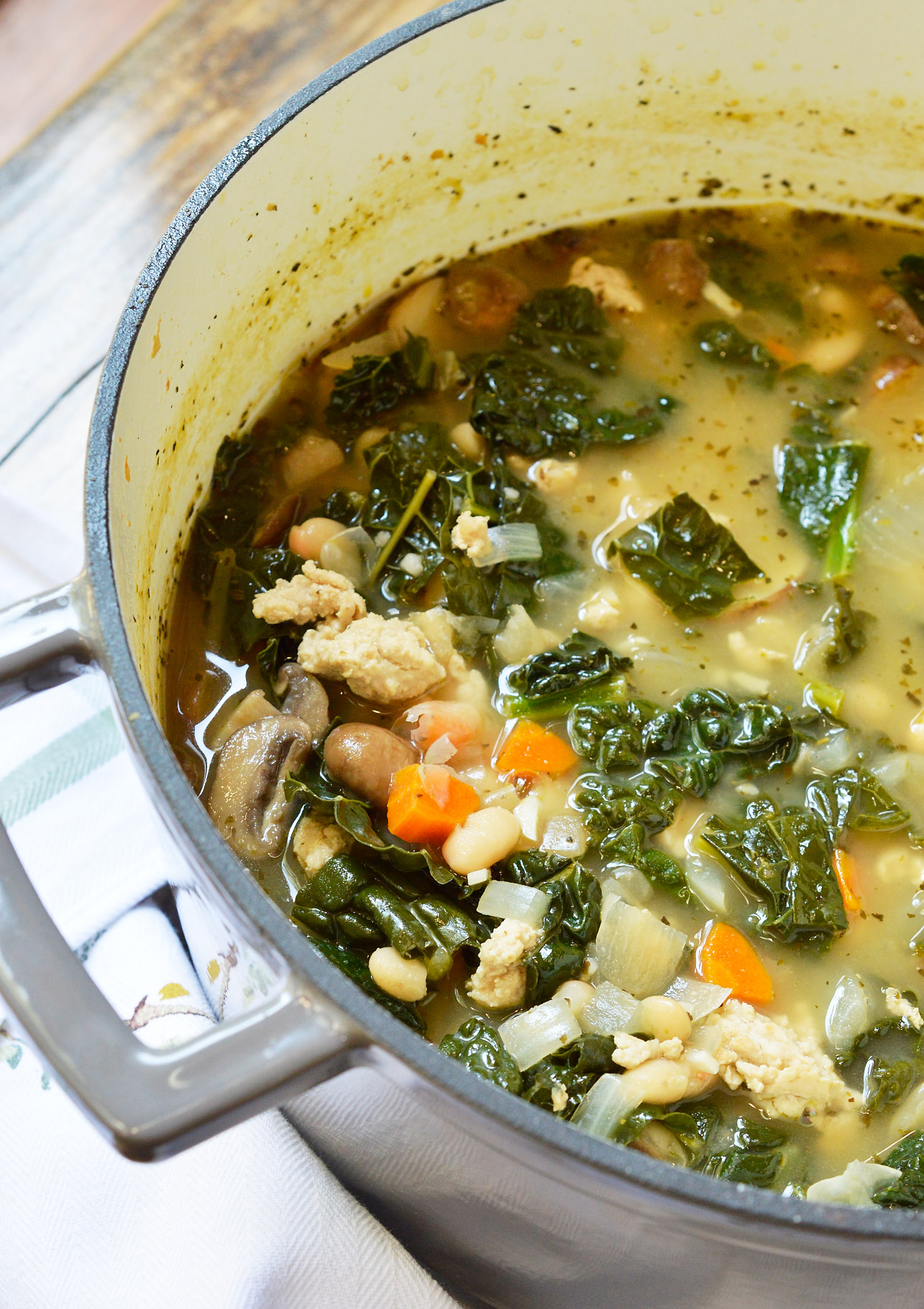 Vegetable Turkey Soup + Meal Planning Tips - WonkyWonderful