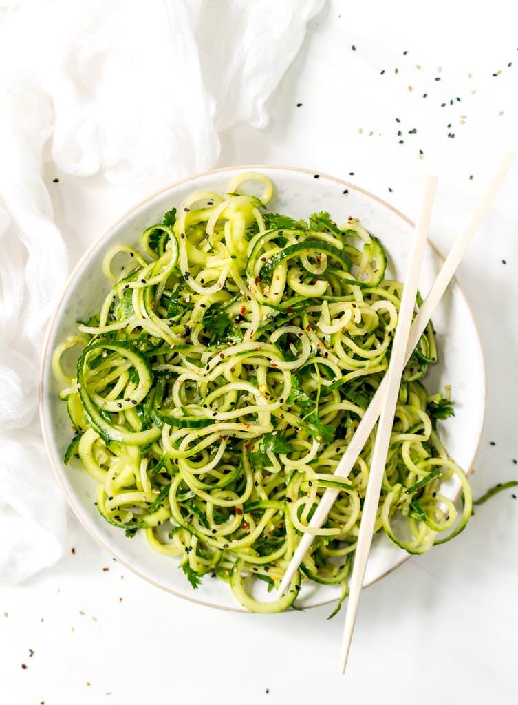 Asian Cucumber Salad Recipe WonkyWonderful