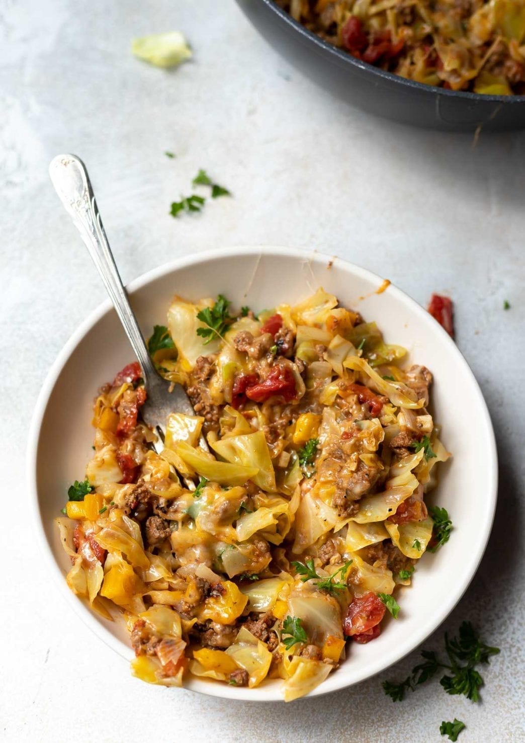 Low Carb Unstuffed Cabbage Casserole Recipe - WonkyWonderful