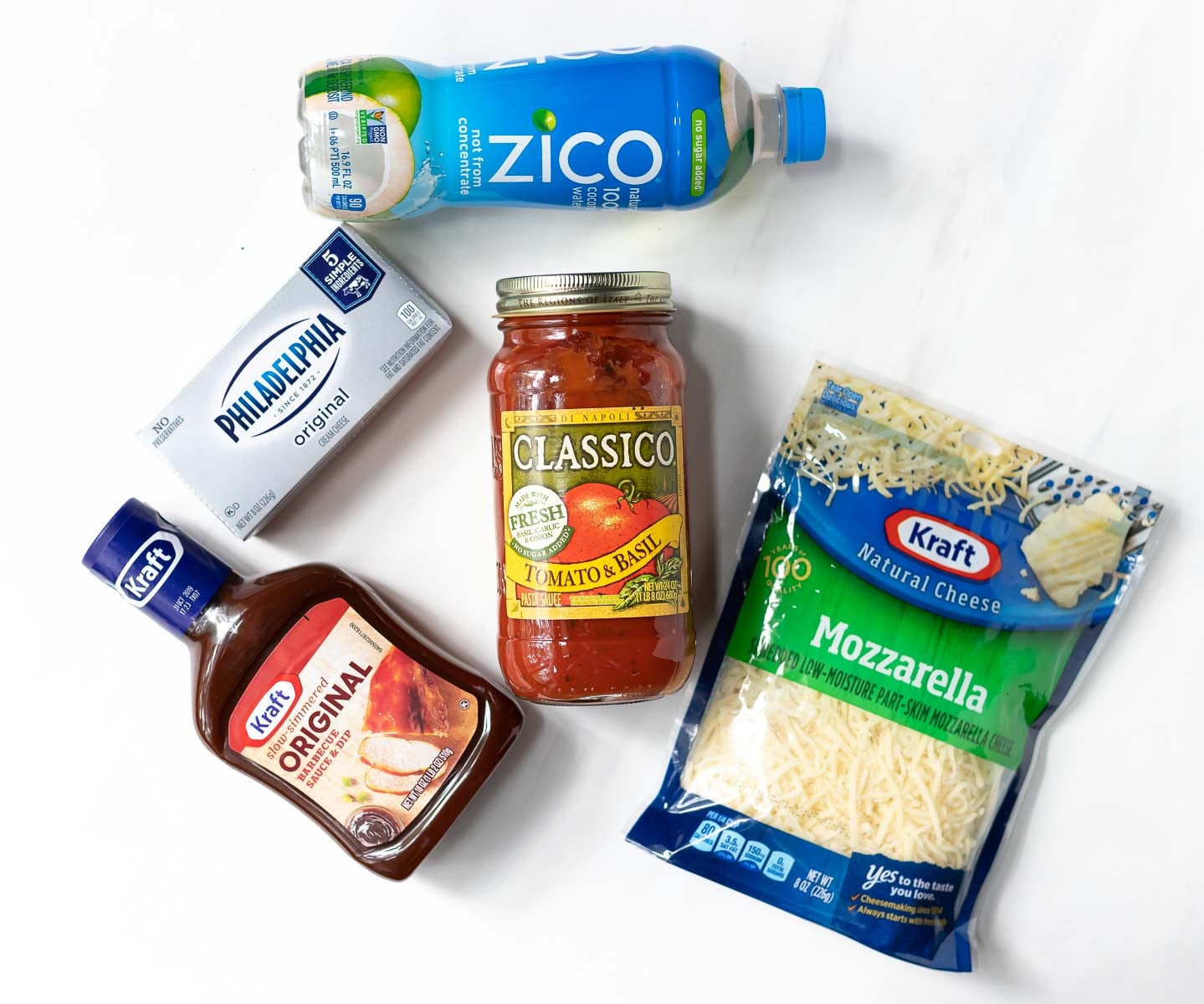 chicken farm ingredients and a few extra groceries