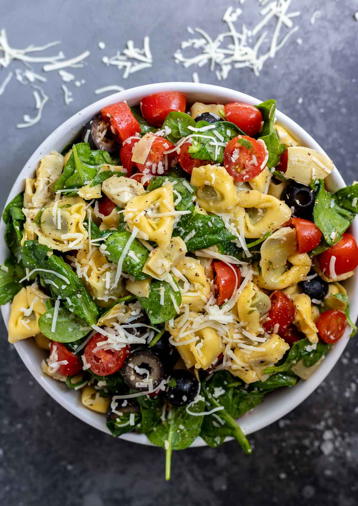 ITALIAN TORTELLINI PASTA SALAD (vegetarian)!!! + WonkyWonderful