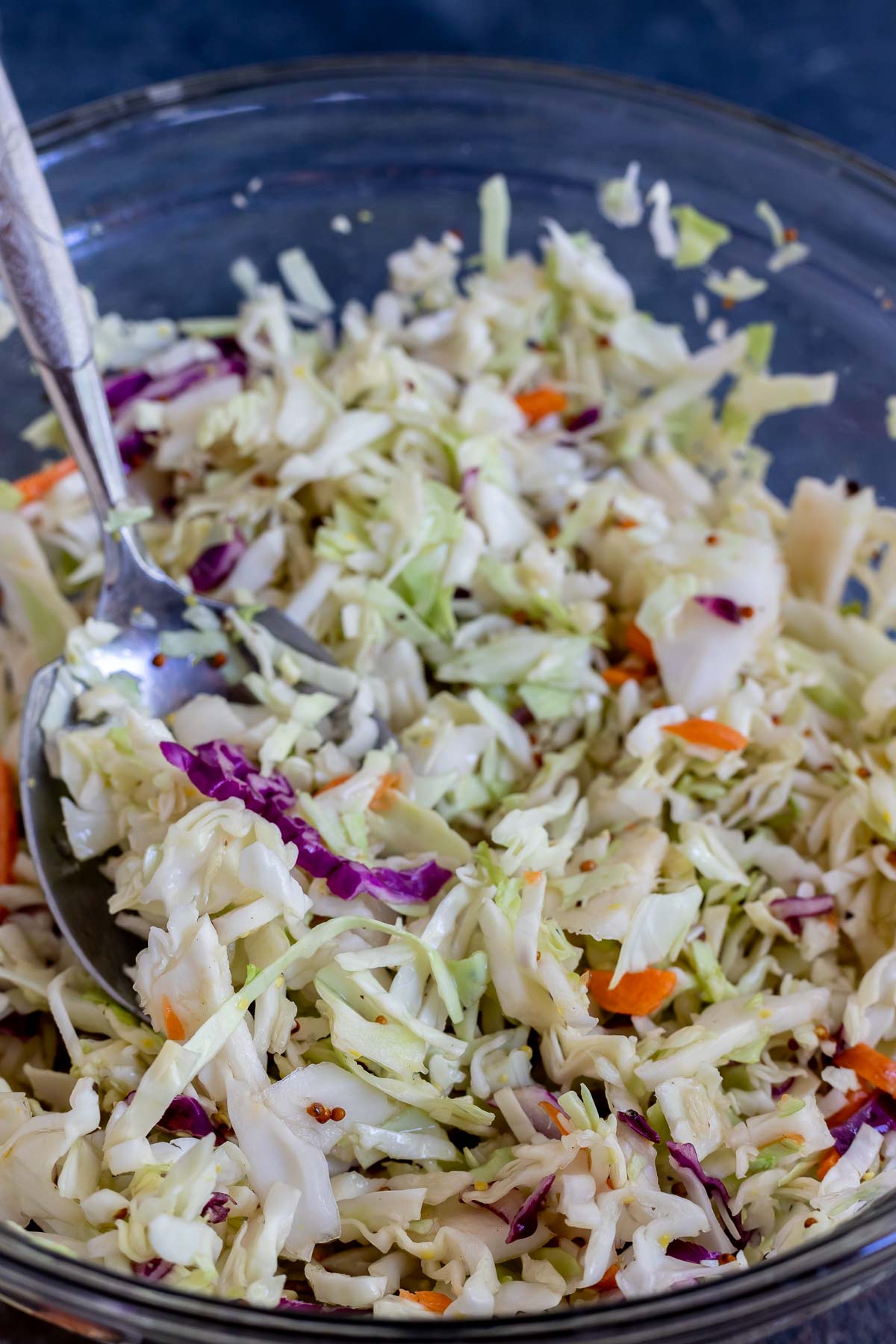 5 MINUTE VINEGAR BASED COLESLAW + WonkyWonderful