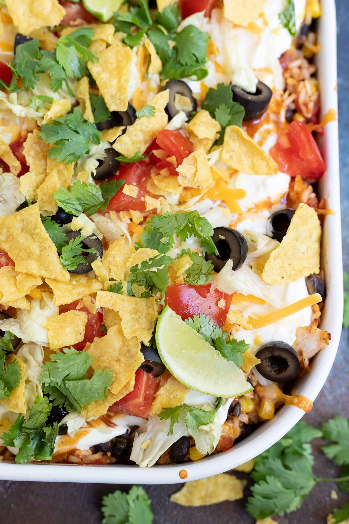 30 MINUTE EASY CHICKEN TACO CASSEROLE! + WonkyWonderful