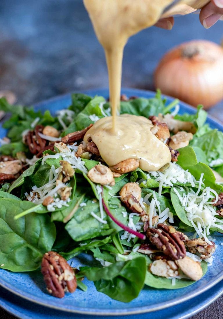 CARAMELIZED SWEET ONION DRESSING!!! + WonkyWonderful