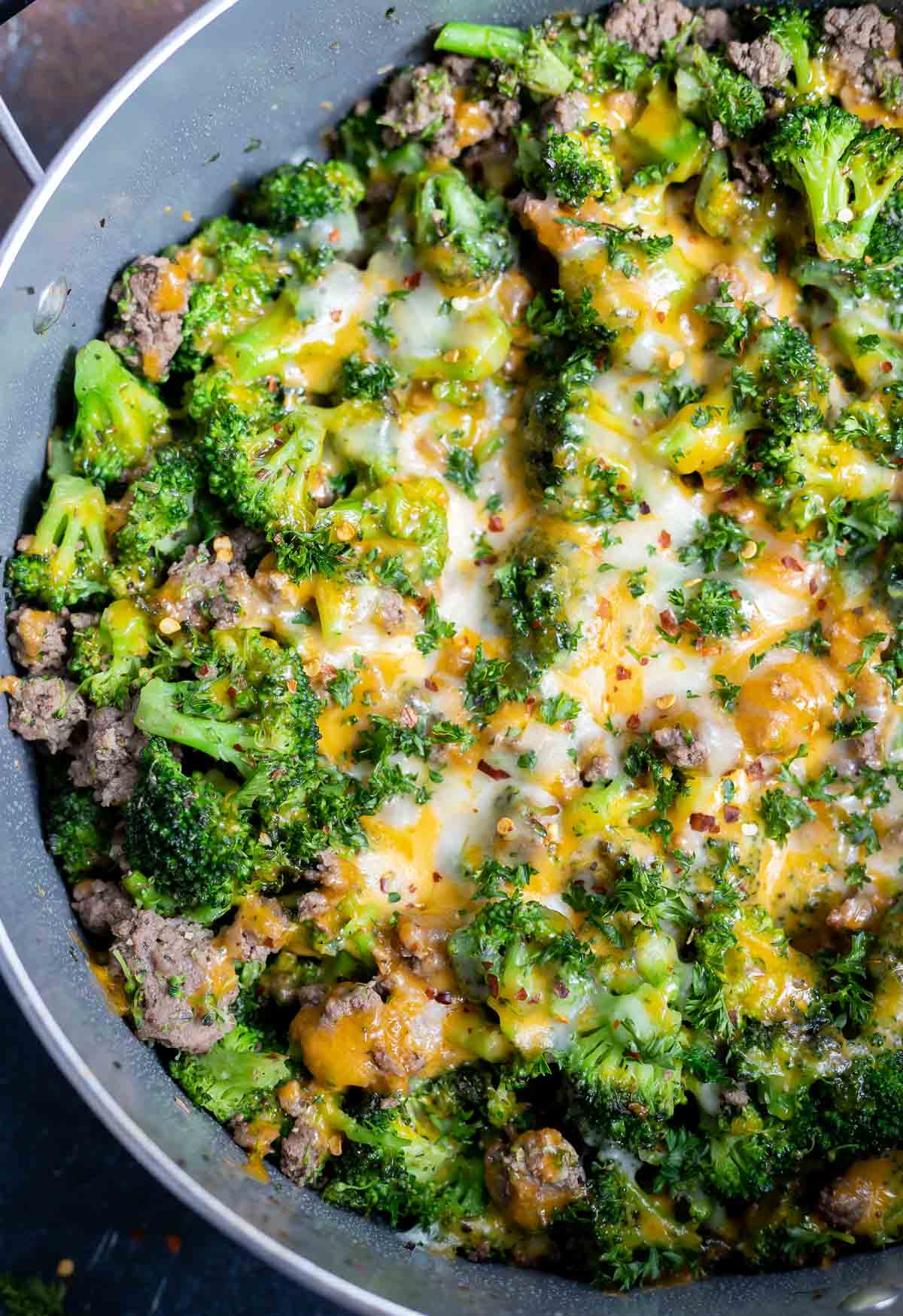 CHEESY GROUND BEEF And BROCCOLI (low Carb!) + WonkyWonderful