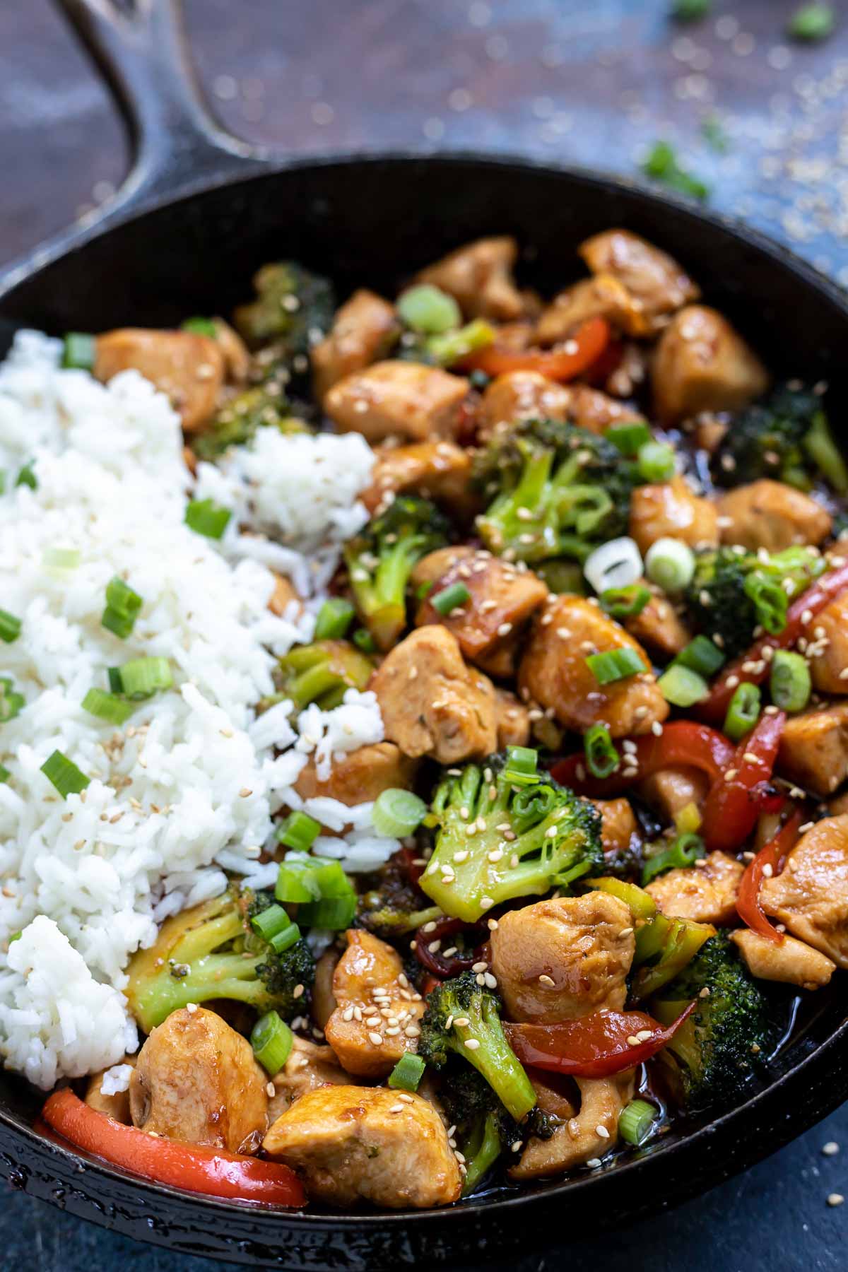 TERIYAKI CHICKEN BROCCOLI STIR FRY RECIPE + WonkyWonderful