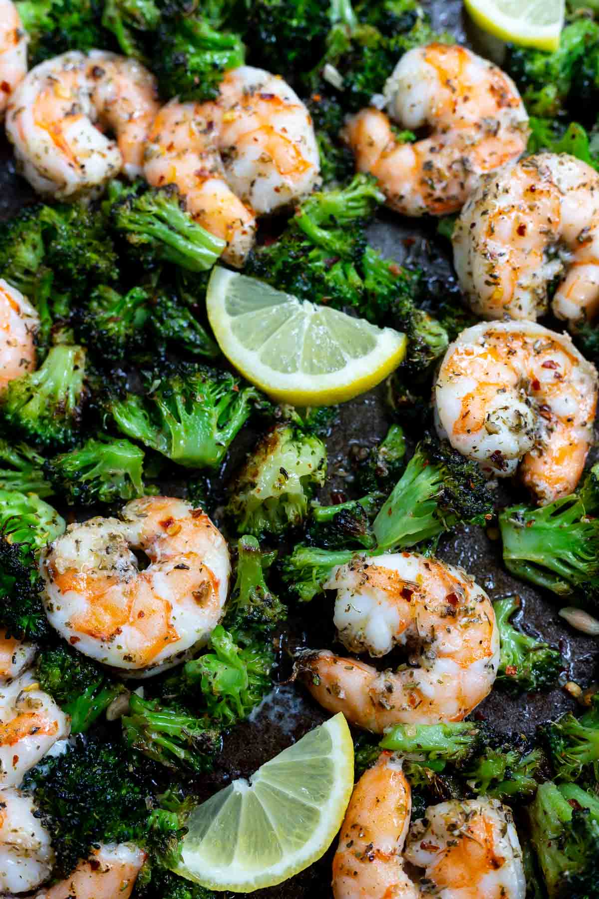 SHEET PAN SHRIMP And BROCCOLI + WonkyWonderful