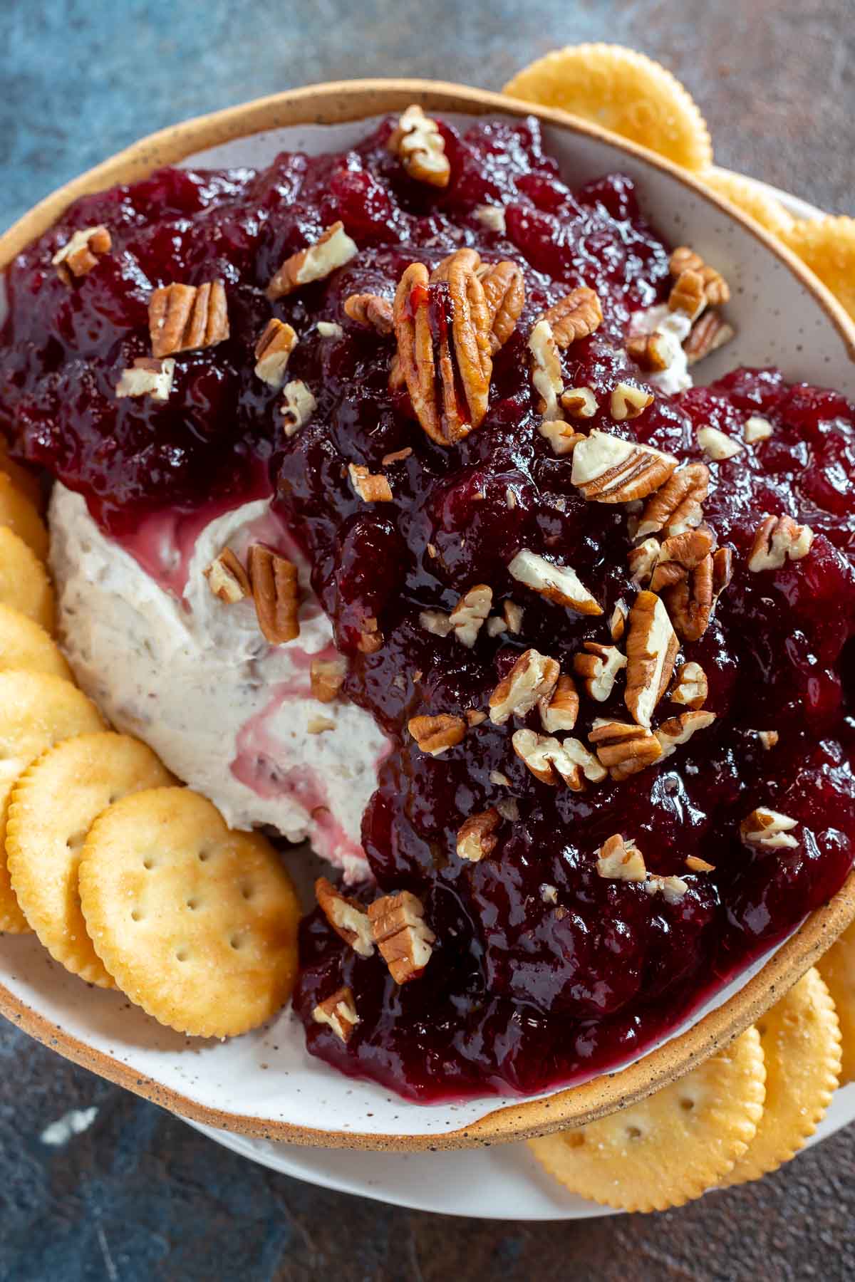 EASY CRANBERRY CREAM CHEESE DIP WonkyWonderful