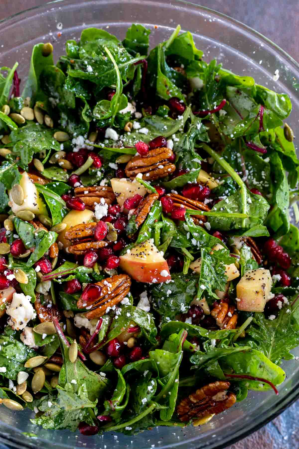 FRESH FALL SALAD - APPLES & PECANS + WonkyWonderful