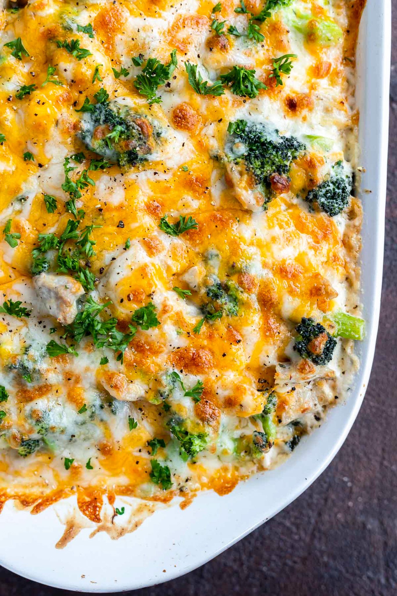 Low Carb Broccoli Cheese Casserole + Wonkywonderful