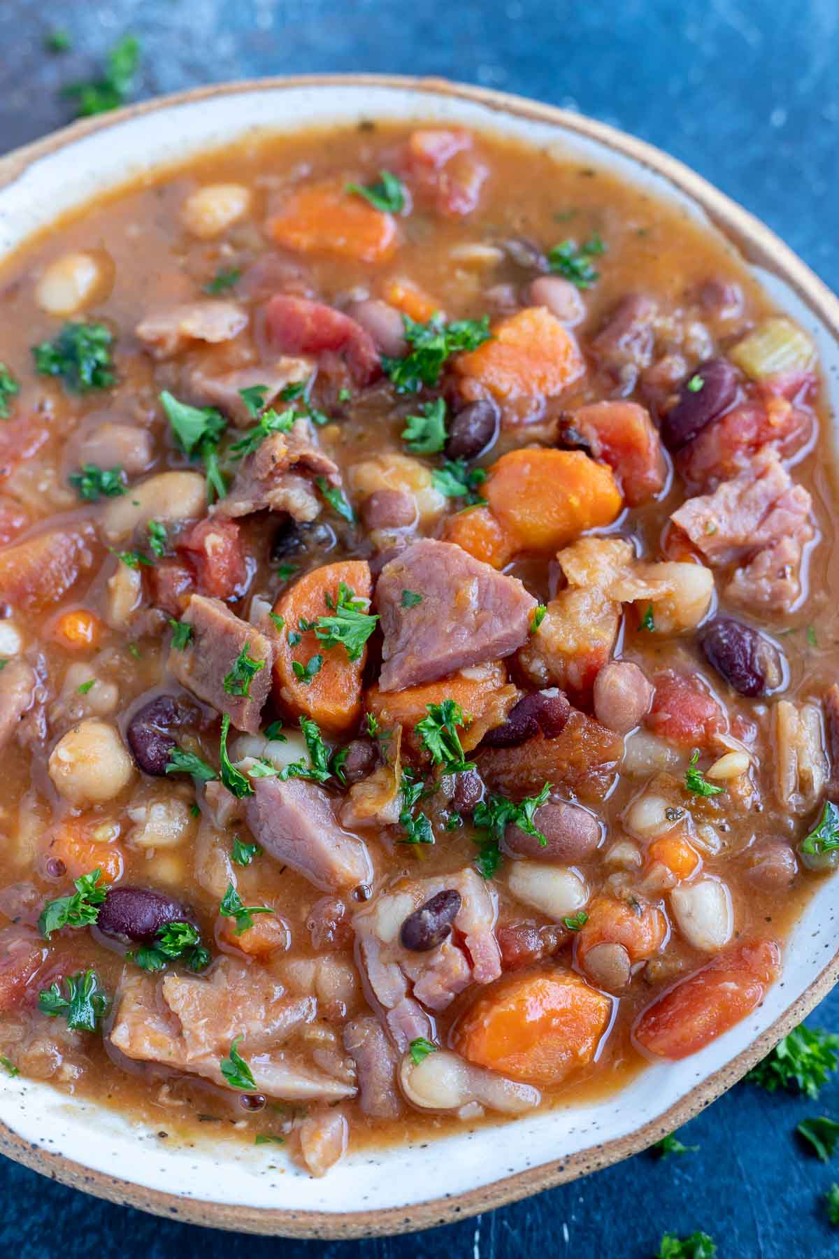 HAM 15 BEAN SOUP RECIPE + WonkyWonderful