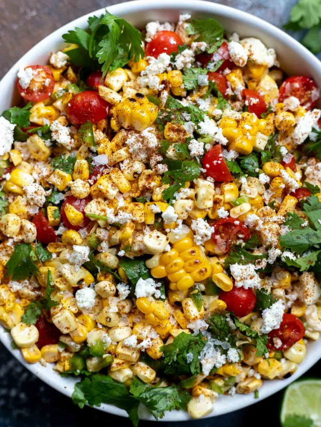 Mexican Street Corn Salad Recipe - WonkyWonderful