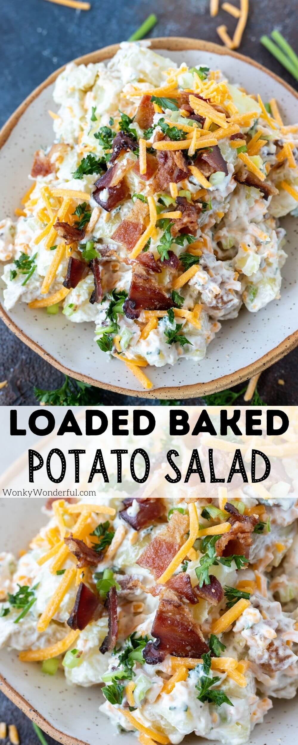 LOADED BAKED POTATO SALAD RECIPE + WonkyWonderful