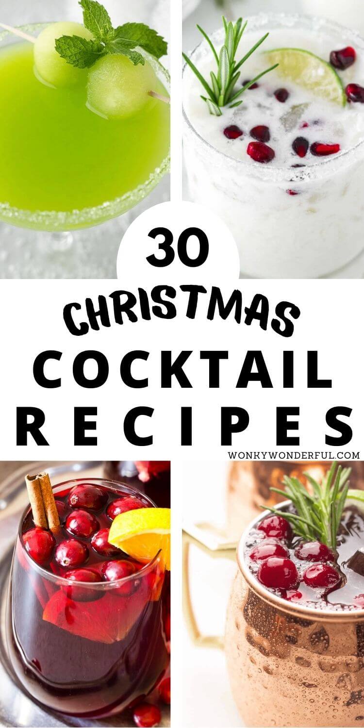 THE BEST CHRISTMAS COCKTAILS (30!) + WonkyWonderful