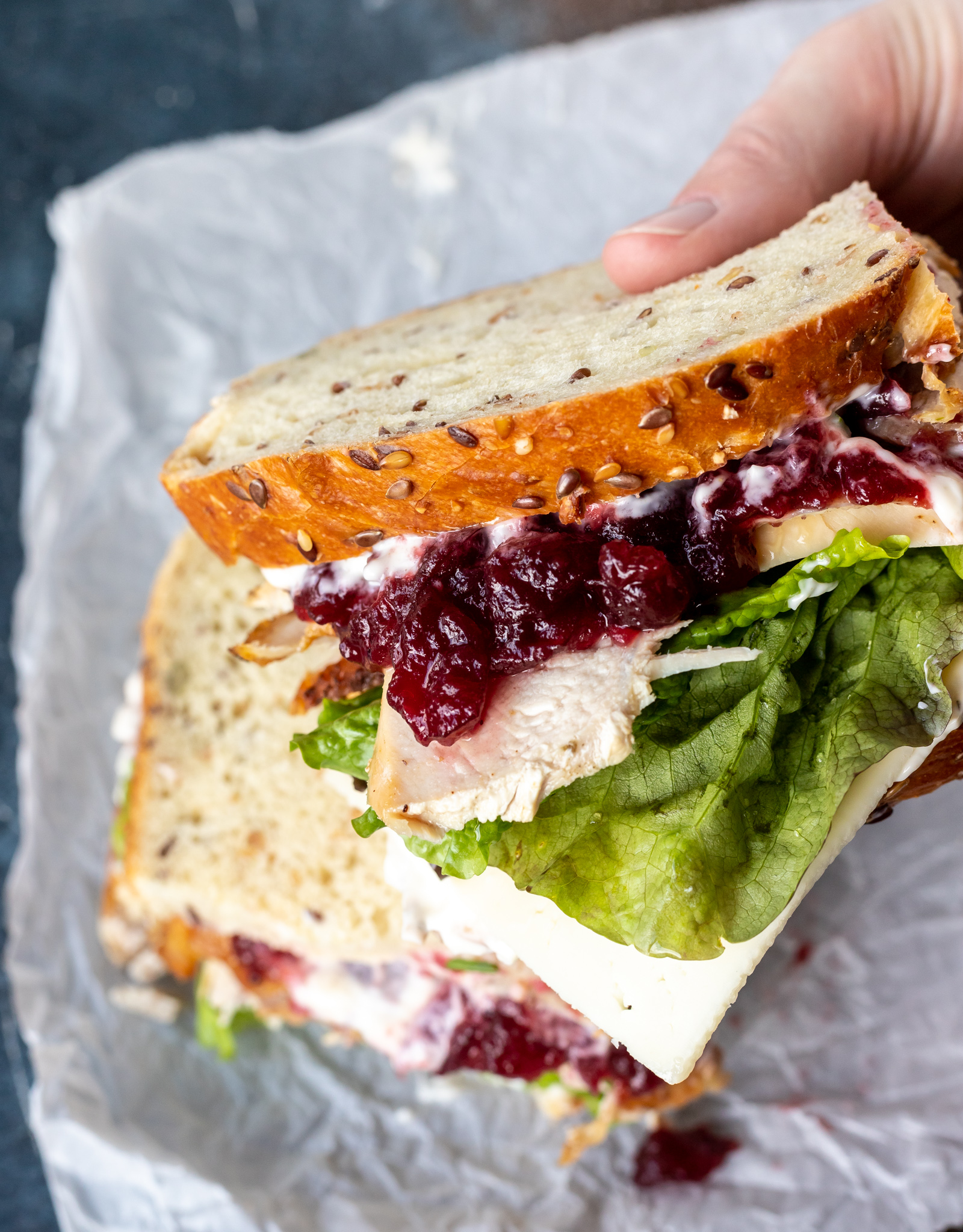 LEFTOVER CRANBERRY TURKEY SANDWICH + WonkyWonderful