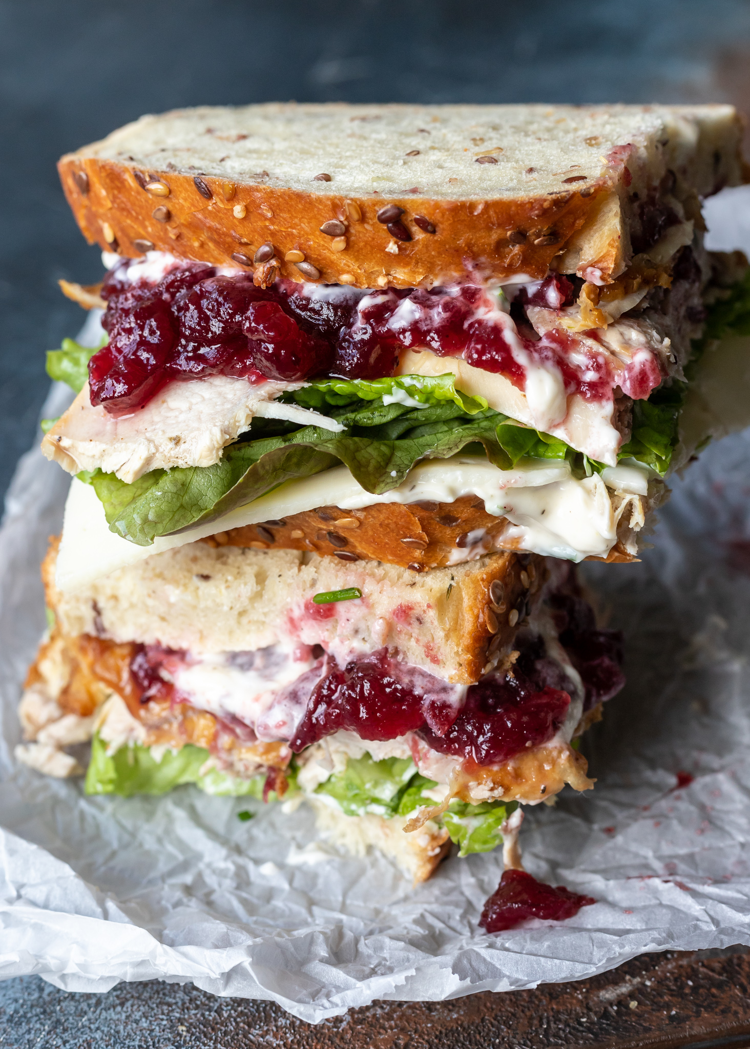 LEFTOVER CRANBERRY TURKEY SANDWICH + WonkyWonderful