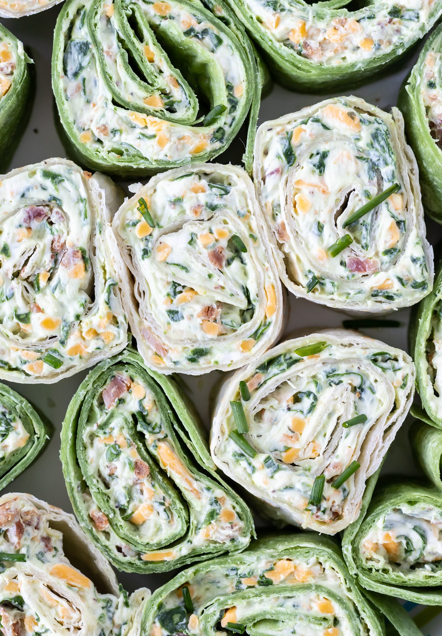 Bacon Spinach Roll Ups