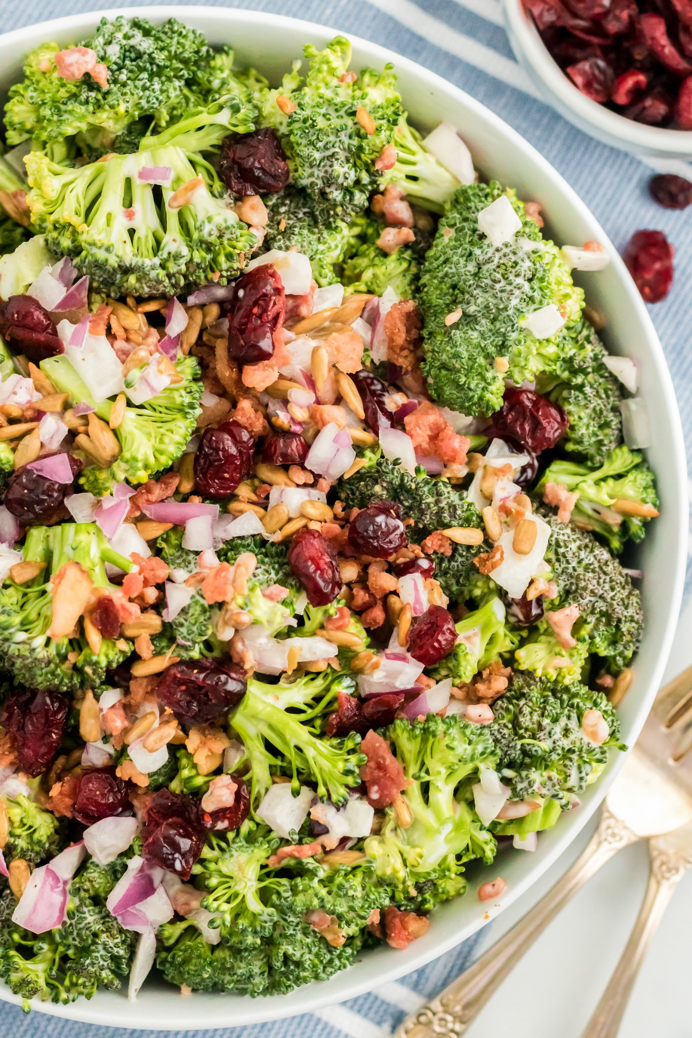 BROCCOLI SALAD WITH BACON + WonkyWonderful