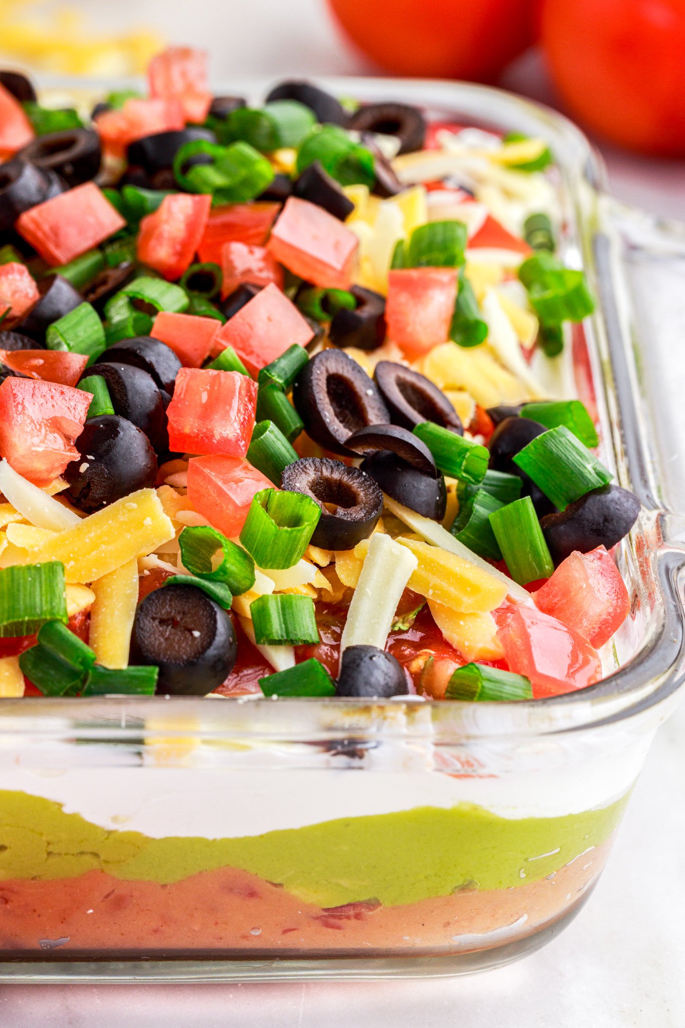 7 LAYER DIP RECIPE + WonkyWonderful