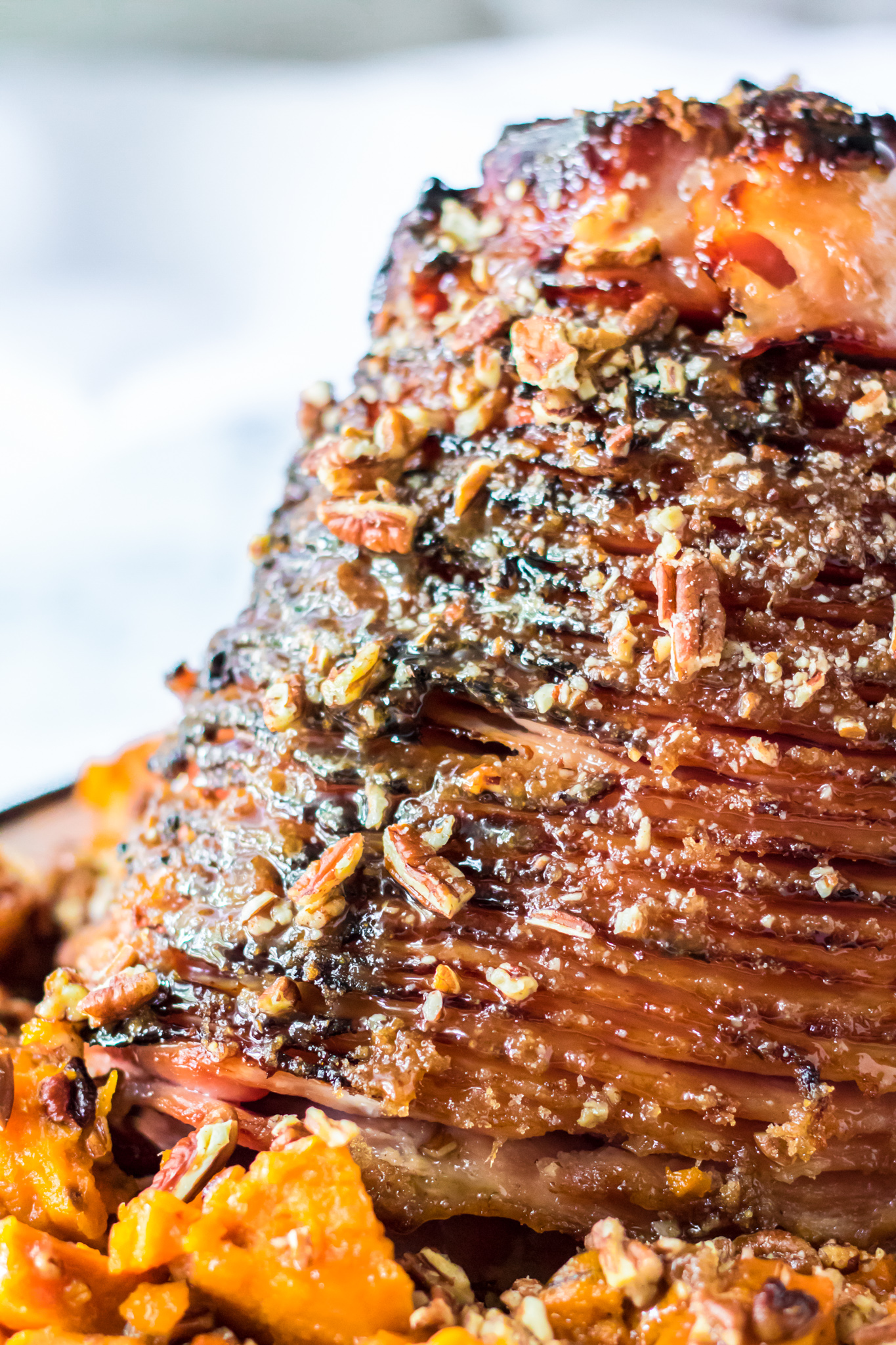 Holiday-perfect baked glazed ham Recipe 