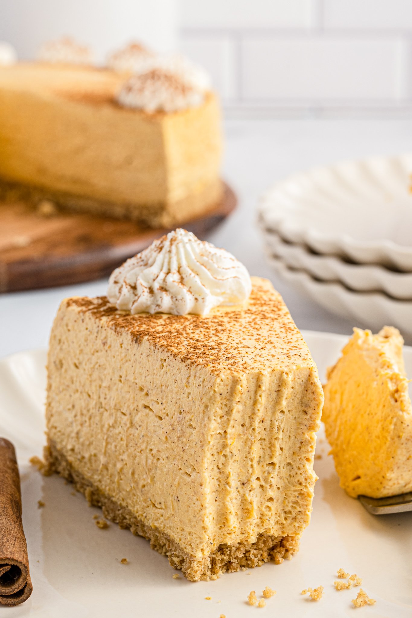 NO BAKE PUMPKIN CHEESECAKE + WonkyWonderful