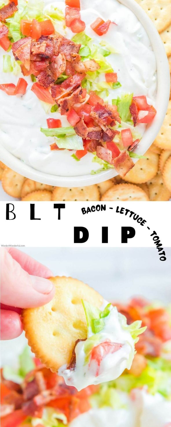 blt dip pinnable image with title text