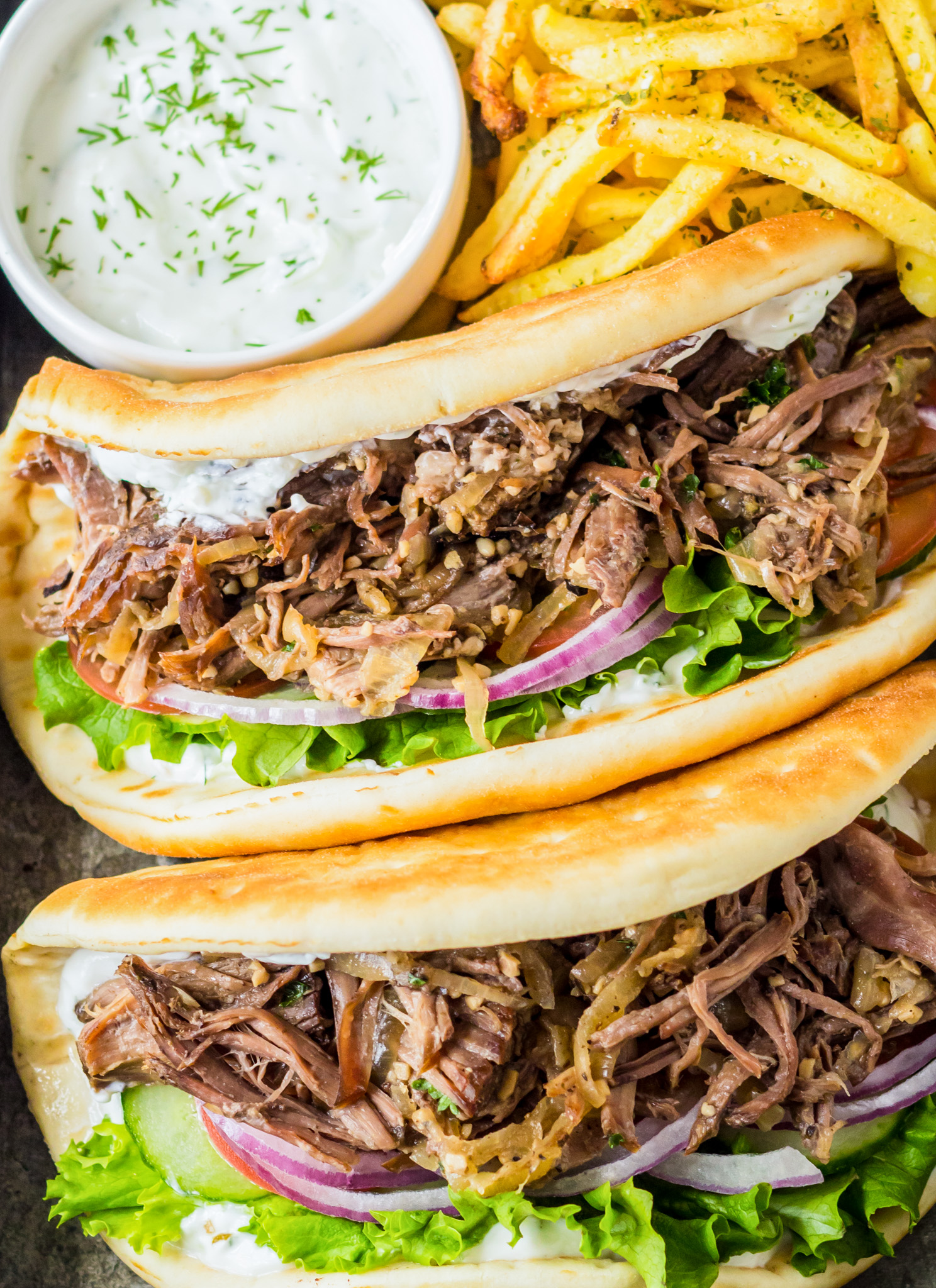 Slow Cooker Beef Gyros – Like Mother, Like Daughter