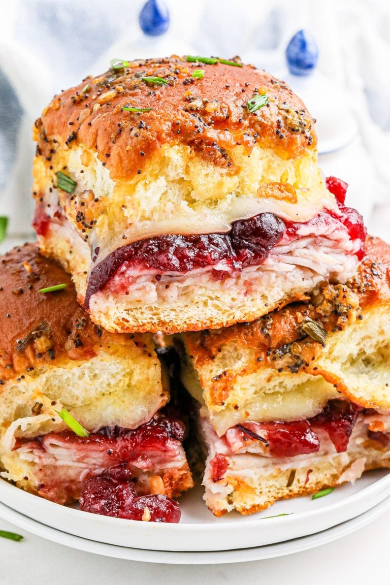 Cranberry Turkey Sliders - WonkyWonderful
