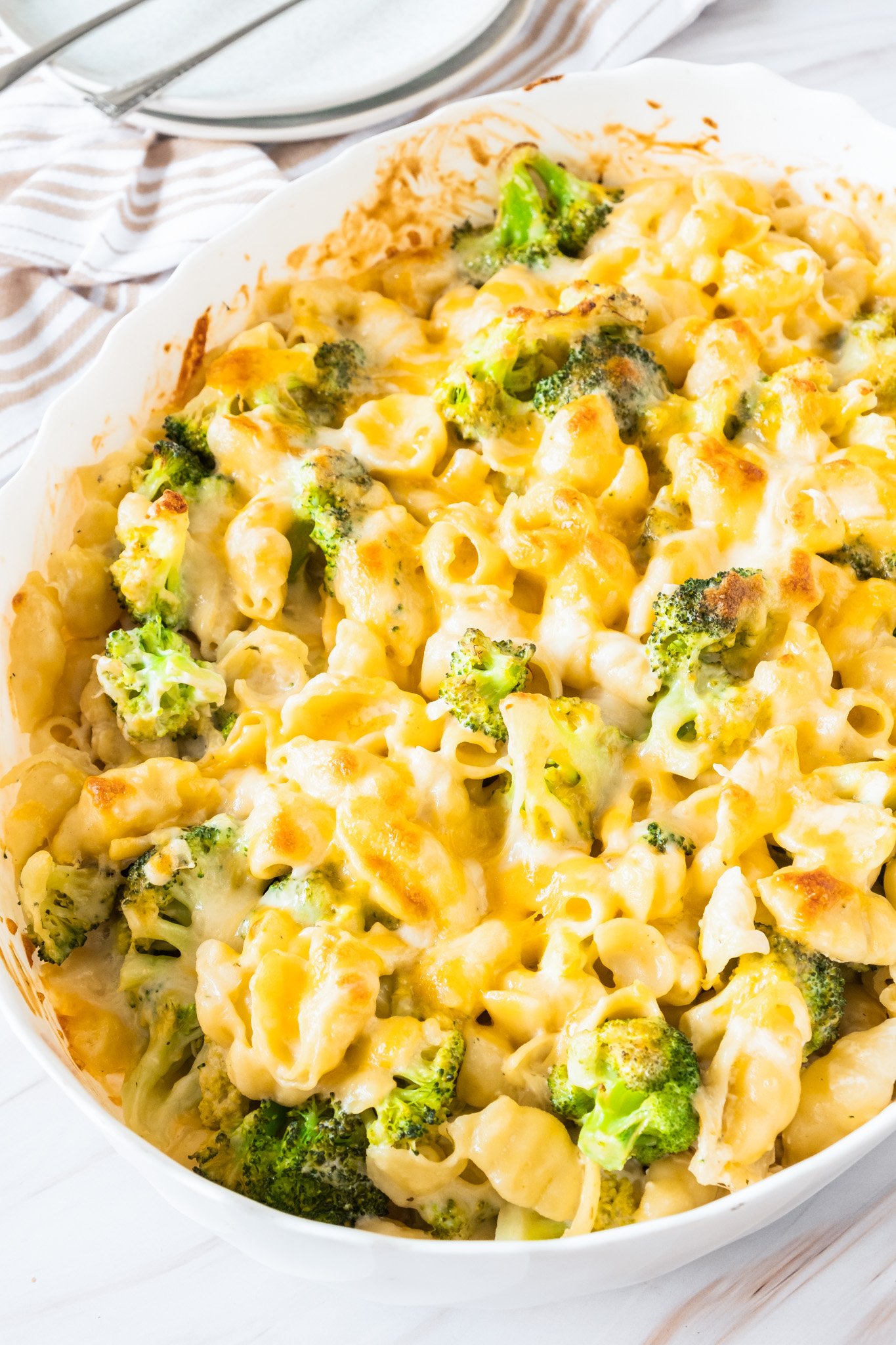 BROCCOLI MAC AND CHEESE + WonkyWonderful