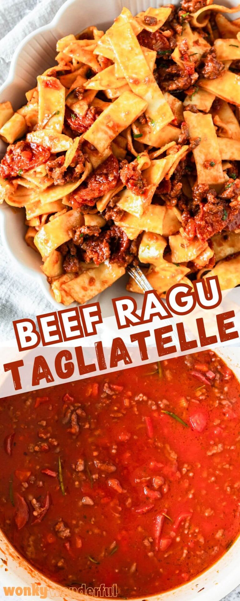 BEEF RAGU + WonkyWonderful