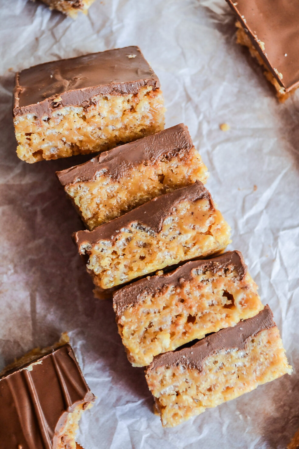 bars cut into squares