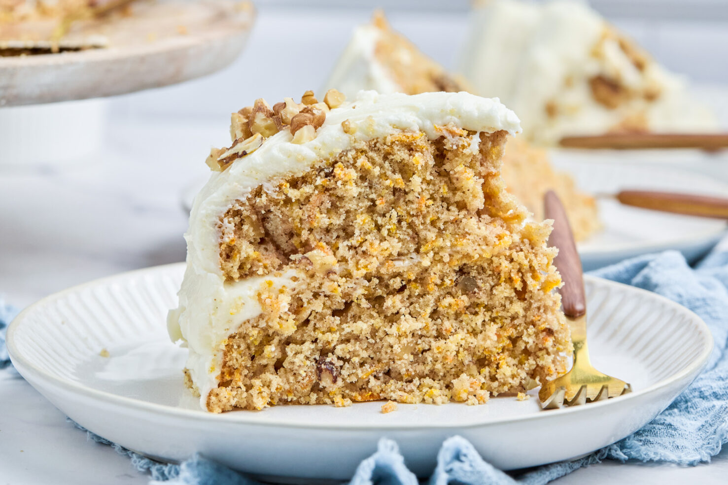carrot cake slice